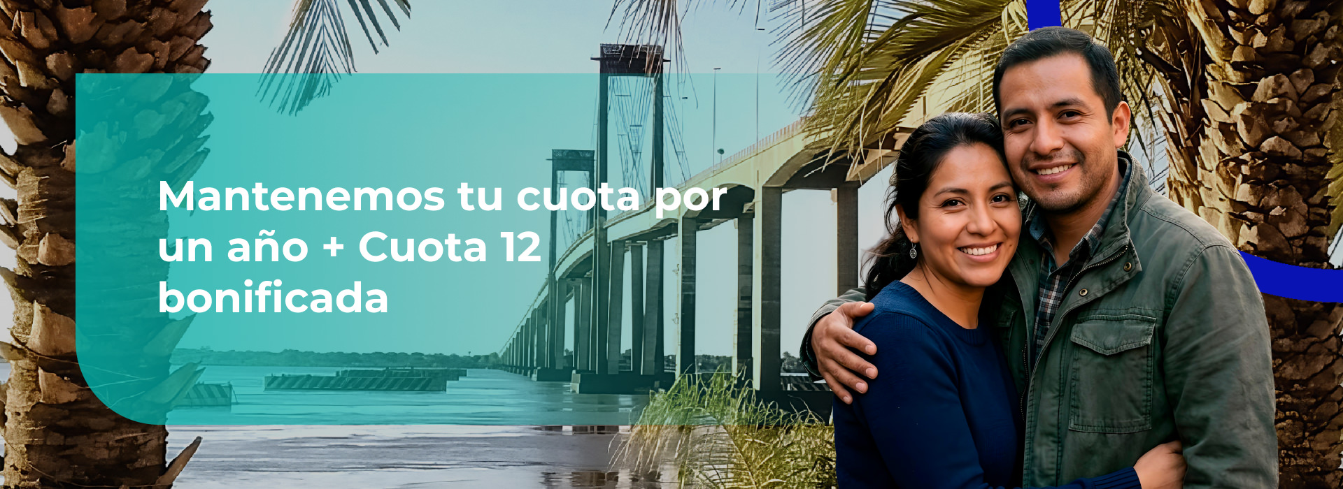 Mantenemos tu cuota por un año. Cuota 12 bonificada