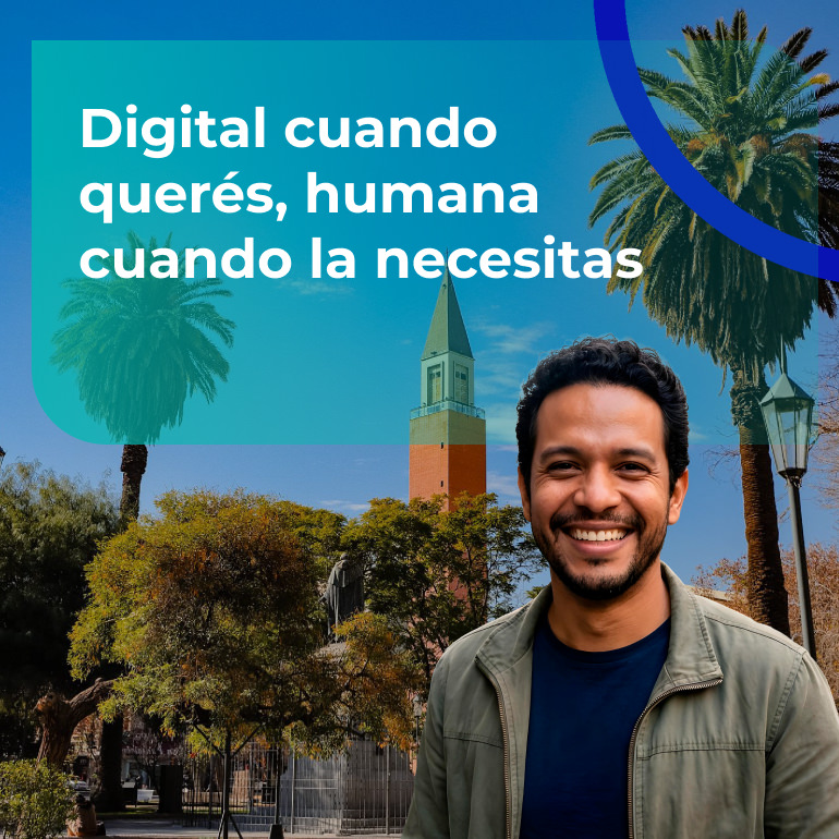 Digital cuando querés, humana cuando la necesitas